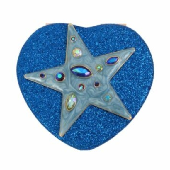 Betsey Johnson Accessories - Betsey Johnson STAR COMPACT BLUE